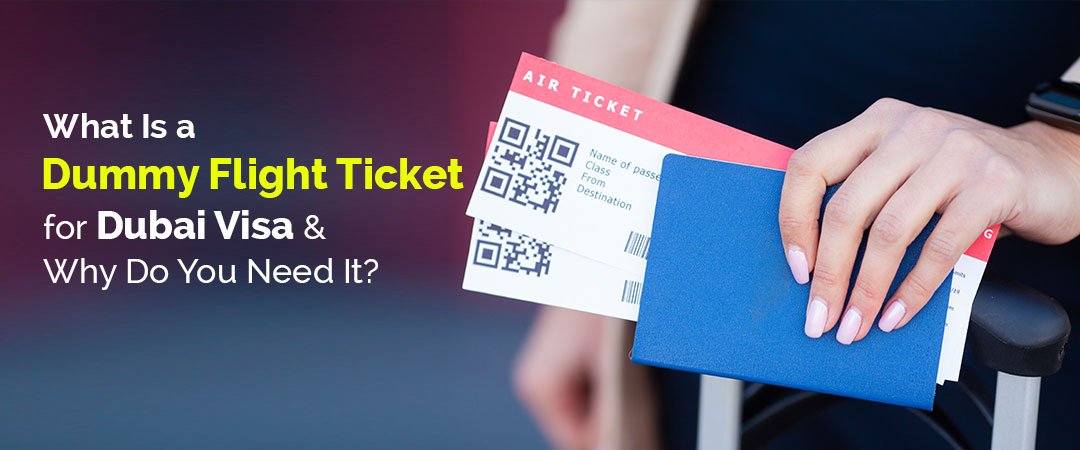Dummy Flight Ticket
